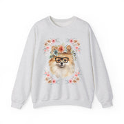 Geeky Goddess Pomeranian Unisex Crewneck Sweatshirt