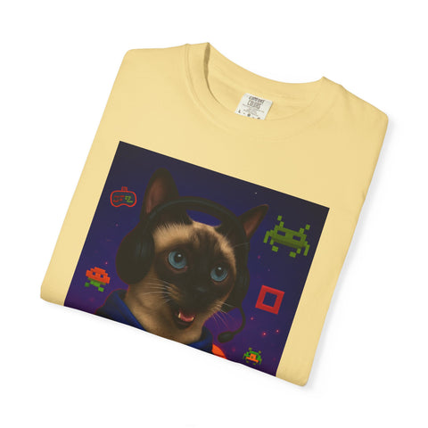 Game On Siamese Cat Unisex T-Shirt
