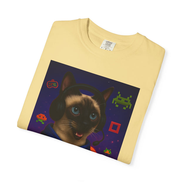 Game On Siamese Cat Unisex T-Shirt