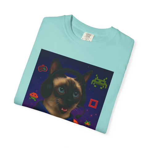 Game On Siamese Cat Unisex T-Shirt