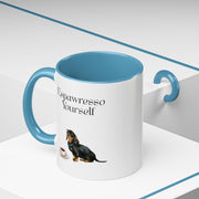 'Espawresso Yourself' Dachshund Accent Coffee Mug