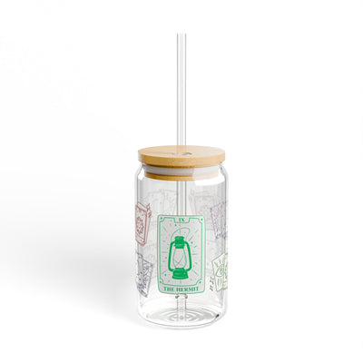'The Hermit' Tarot Card Sipper Glass