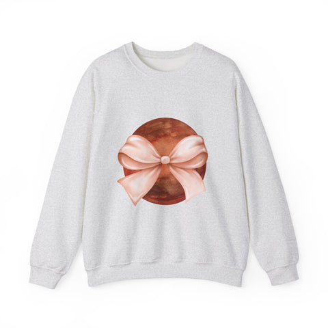 Mars Wrapped In A Bow Unisex Crewneck Sweatshirt