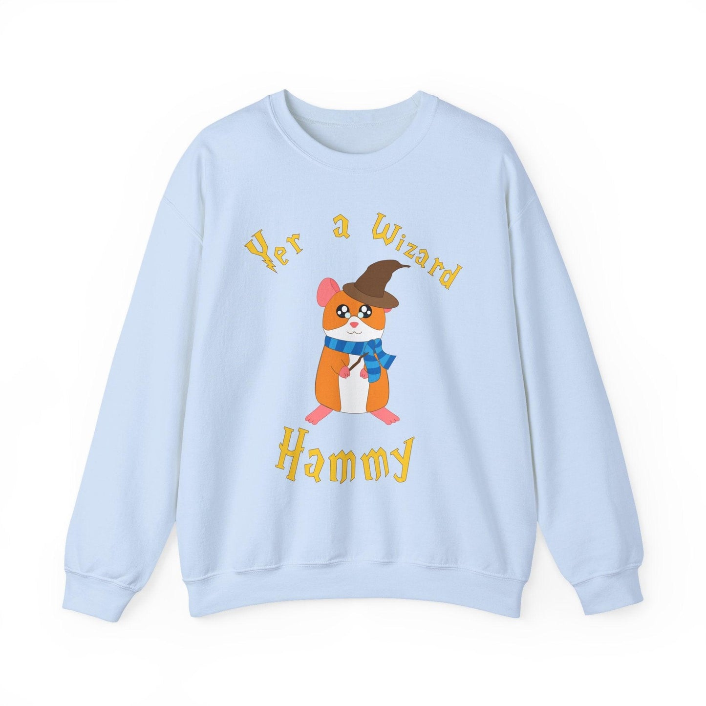 Hammy Wizard Hamster Sweatshirt | Cute Wizard Hamster Crewneck