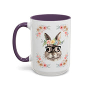 Geeky Goddess Bunny Accent Coffee Mug