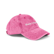 'Main Character' Vintage Embroidered Cap