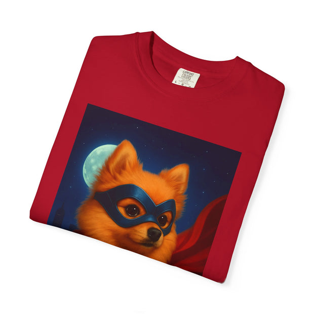 Superhero Pomeranian Unisex T-shirt