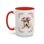 Geeky Goddess French Poodle Accent Coffee Mug