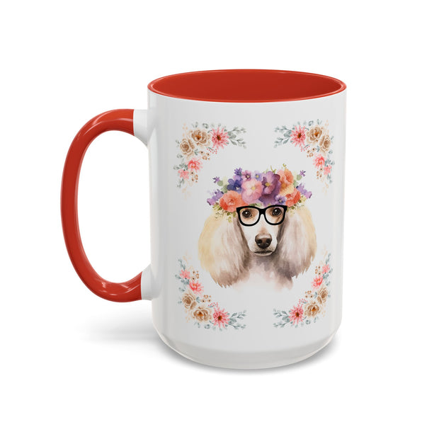Geeky Goddess French Poodle Accent Coffee Mug