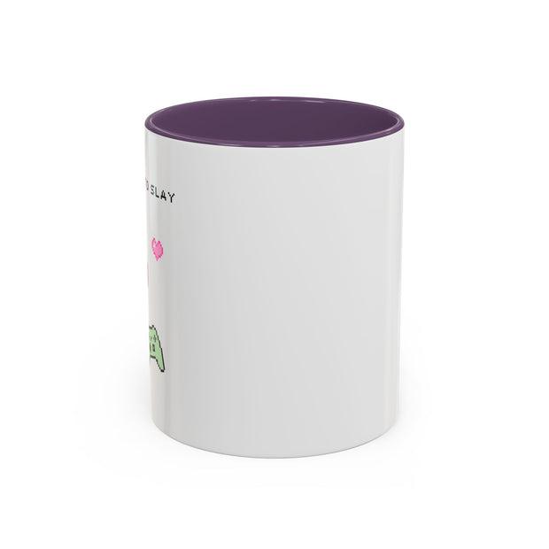 'Press Start To Slay' Accent Coffee Mug