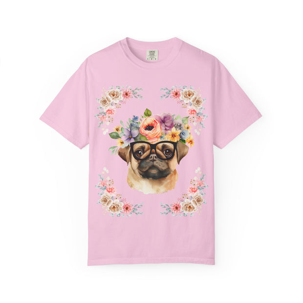 Geeky Goddess Pug Unisex T-Shirt