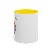 Purple Pumpkin Wrapped In A Bow Accent Coffee Mug