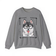 Geeky Good Siberian Husky Unisex Crewneck Sweatshirt