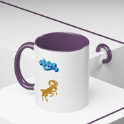 'Aries' Zodiac Accent Coffee Mug