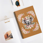 Geeky Goddess Koala Spiral Notebook