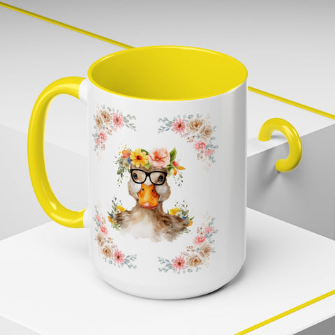 Geeky Goddess Duck Accent Coffee Mug