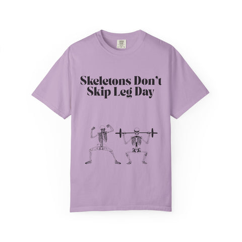 'Skeletons Don't Skip Leg Day' Unisex T-Shirt