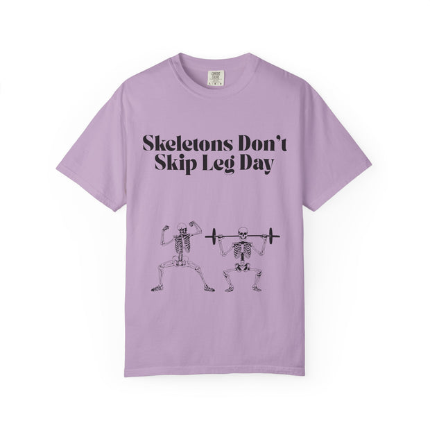 'Skeletons Don't Skip Leg Day' Unisex T-Shirt