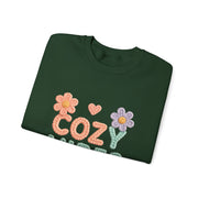 Cozy Vibes Sweatshirt - Perfect for Relaxing, Gifts, Spring Fashion, Casual Wear, Family Gatherings