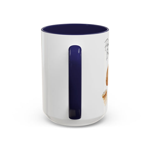 'Feline Good With A Book & Brew' Accent Coffee Mug