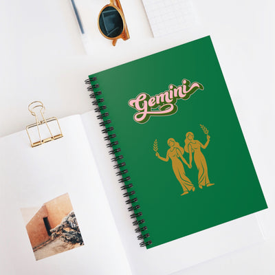 'Gemini' Zodiac Spiral Notebook