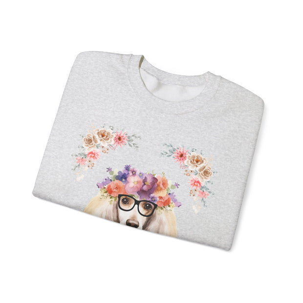 Geeky Goddess French Poodle Unisex Crewneck Sweatshirt
