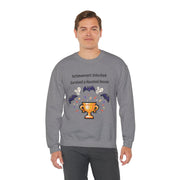 'Achievement Unlocked: Survived A Haunted House' Unisex Crewneck Sweatshirt