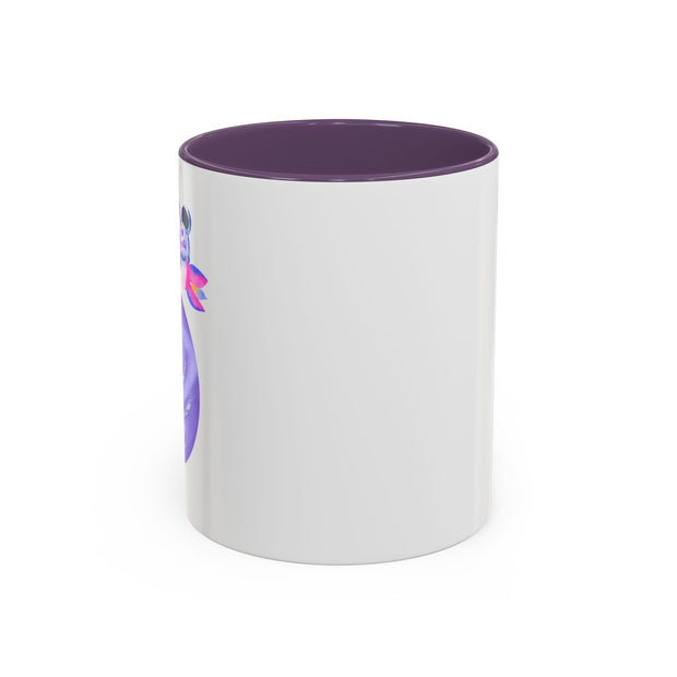Astronaut Taking Off In Space Accent Coffee Mug