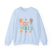 Cozy Vibes Sweatshirt - Perfect for Relaxing, Gifts, Spring Fashion, Casual Wear, Family Gatherings