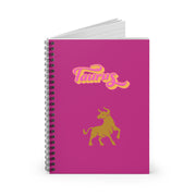 'Taurus' Zodiac Spiral Notebook