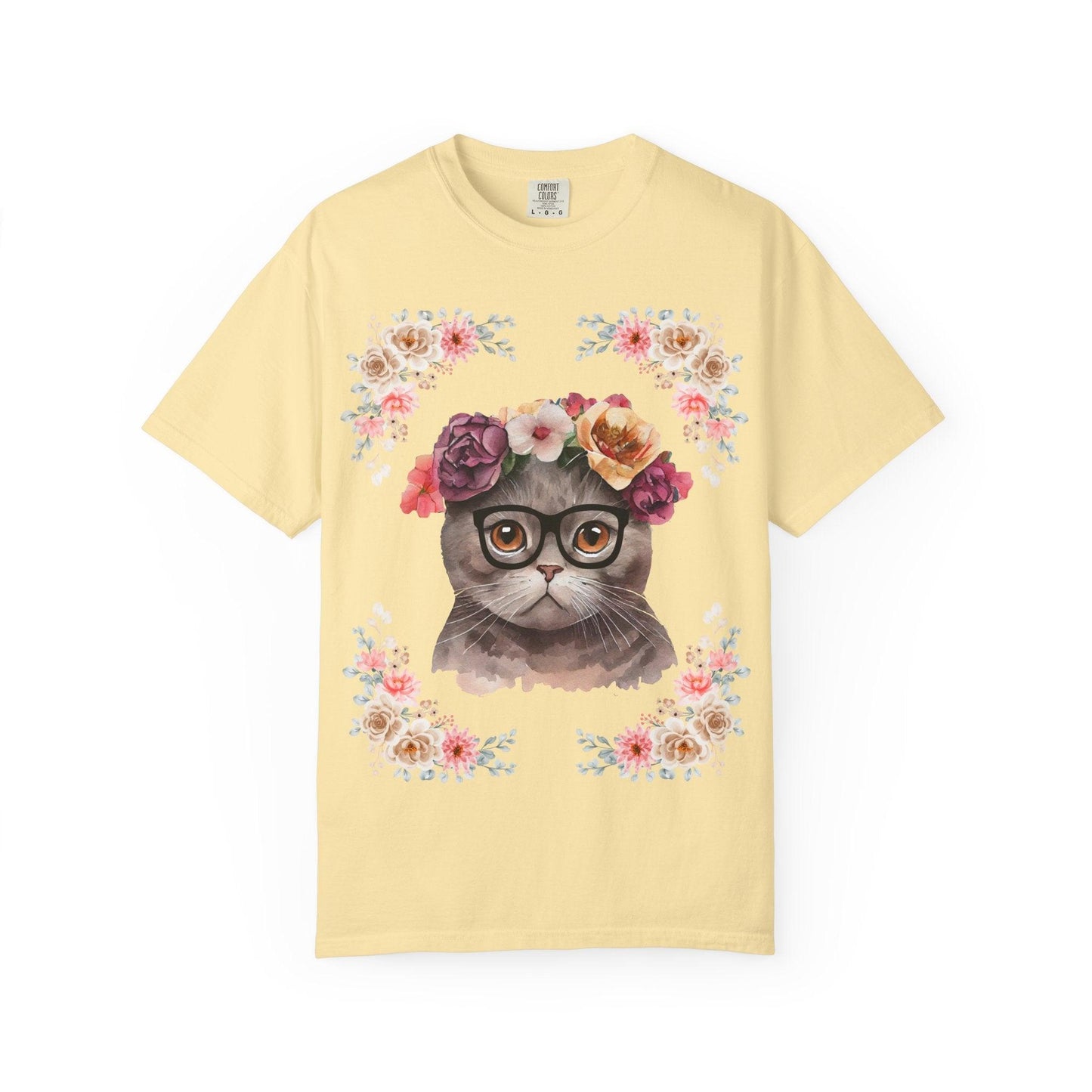 Geeky Goddess Dark Gray Cat Unisex T-Shirt
