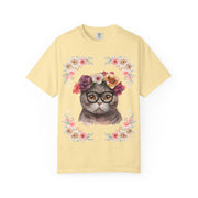 Geeky Goddess Dark Gray Cat Unisex T-Shirt