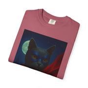 Superhero Dark Gray Cat Unisex T-shirt