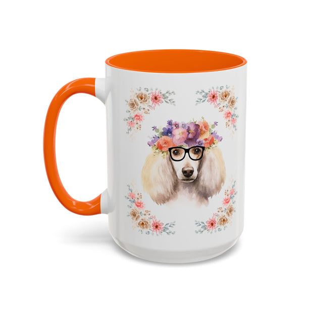 Geeky Goddess French Poodle Accent Coffee Mug