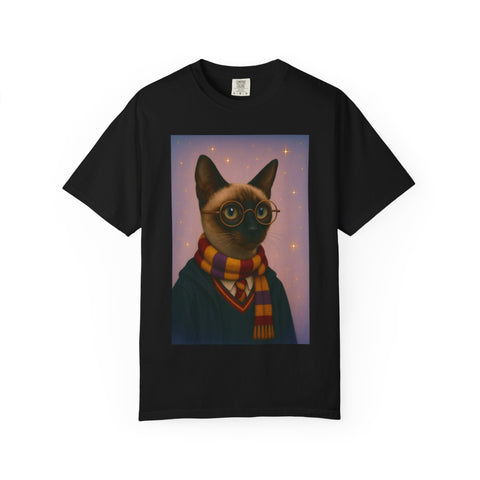 Pawgwarts Siamese Cat Unisex T-Shirt