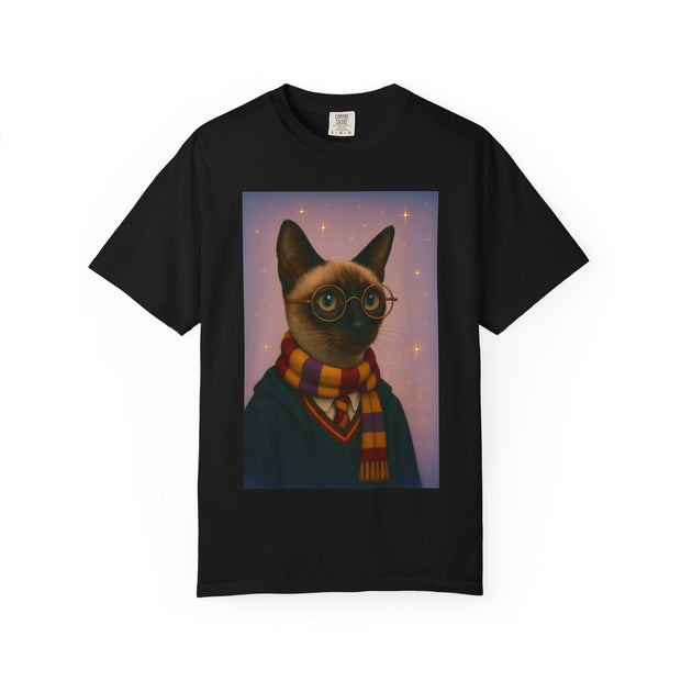 Pawgwarts Siamese Cat Unisex T-Shirt