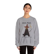 'Witch, Please. Too Much Magical To Handle' Wizard Unisex Crewneck Sweatshirt