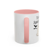'You and Me Against The World' Accent Coffee Mug