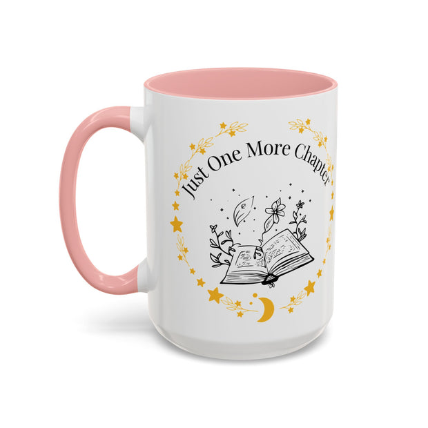 'Just One More Chapter' Accent Coffee Mug