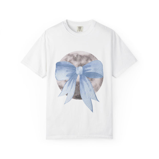 Moon Wrapped In Bow Unisex T-Shirt