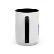 Astronaut Taking Off In Space Accent Coffee Mug