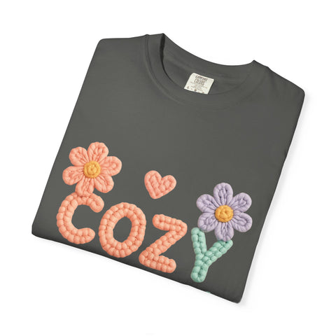 Cozy Vibes T-shirt - Unisex Garment-Dyed