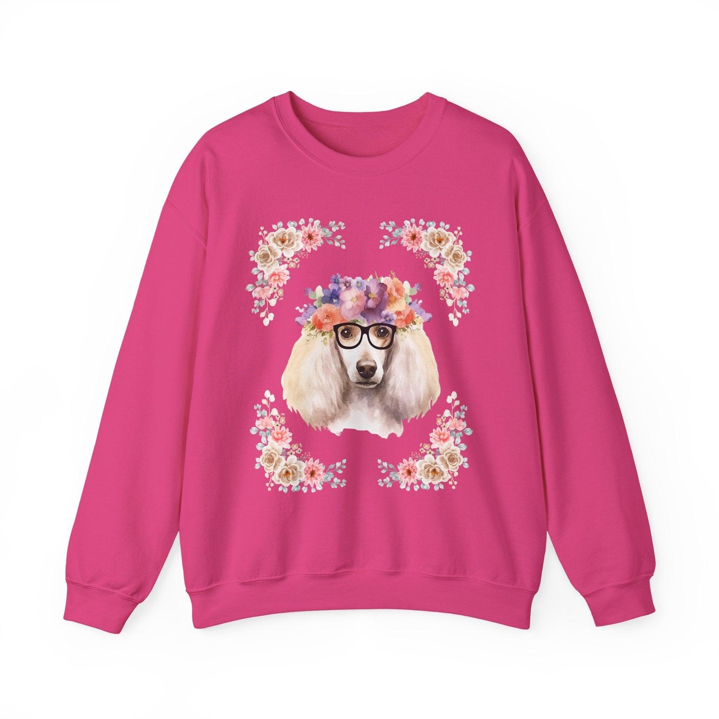 Geeky Goddess French Poodle Unisex Crewneck Sweatshirt