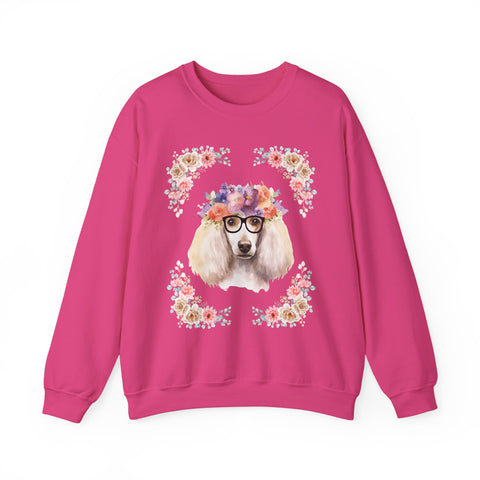 Geeky Goddess French Poodle Unisex Crewneck Sweatshirt