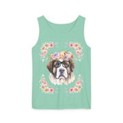 Geeky Goddess Saint Bernard Unisex Tank Top