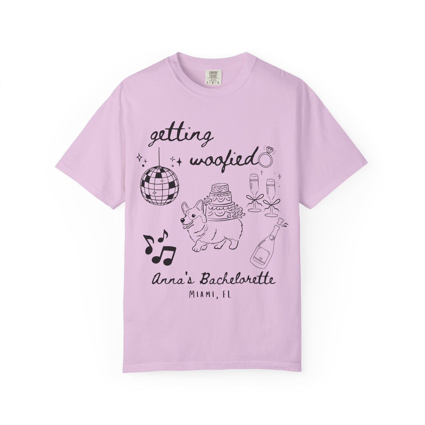 Getting Woofied Bachelorette Shirt Dog Bachelorette Shirt Dog Themed Bach Party Shirts Dog Lovers Wedding Shirts Dog Bridal Party Tees