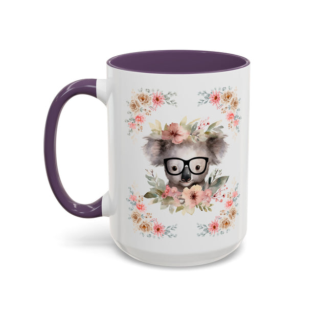 Geeky Goddess Koala Accent Coffee Mug