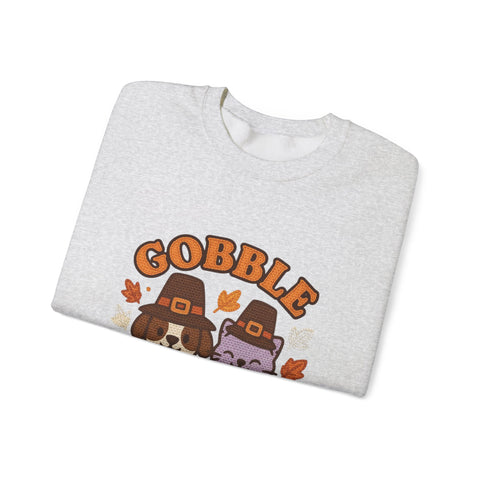 Gobble Squad Sweatshirt | Cozy Fall Apparel, Thanksgiving Gift, Unisex Crewneck, Cute Animal Design, Holiday Fashion
