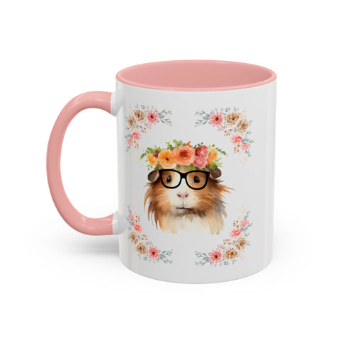 Geeky Goddess Guinea Pig Accent Coffee Mug