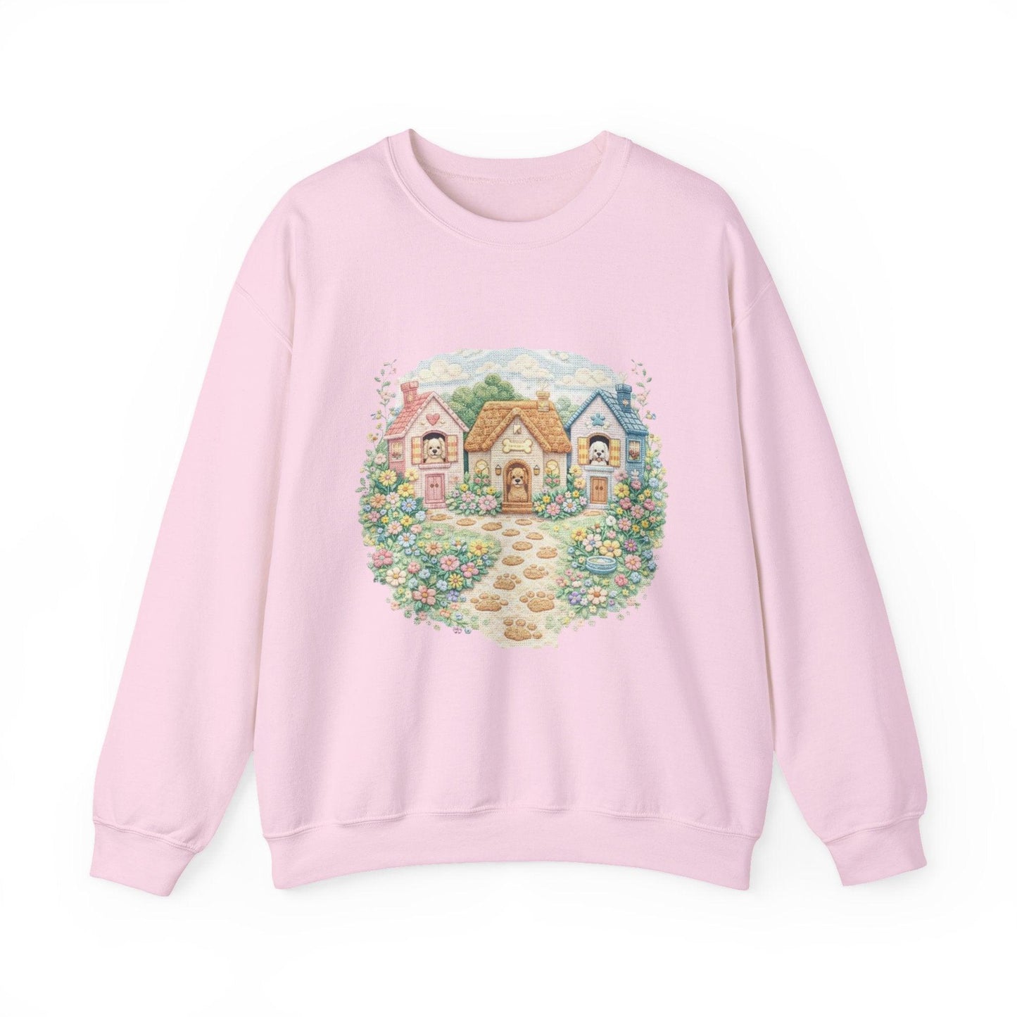 Cottagecore Sweatshirt, Floral Garden Cottage Crewneck, Cozy Vintage Pastel House Shirt